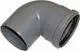 Wolf-Ansaugrohr-gebogen-DN110-87Gr-fuer-Pellevent-m-aus-PP-2800637 gallery number 1
